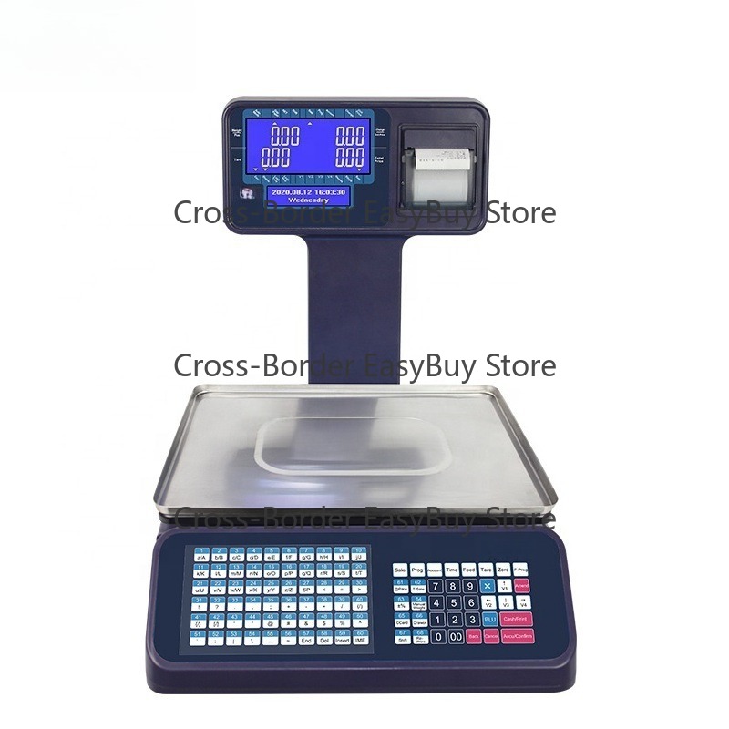 Commercial Printing Machine Price - Timbangan Kasir Elektronik Komersial dengan Pencetak