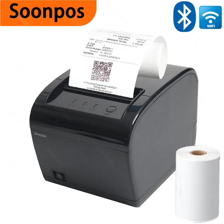 Commercial Wallpaper Printing - Printer POS Thermal Soonpos 80mm, Bluetooth