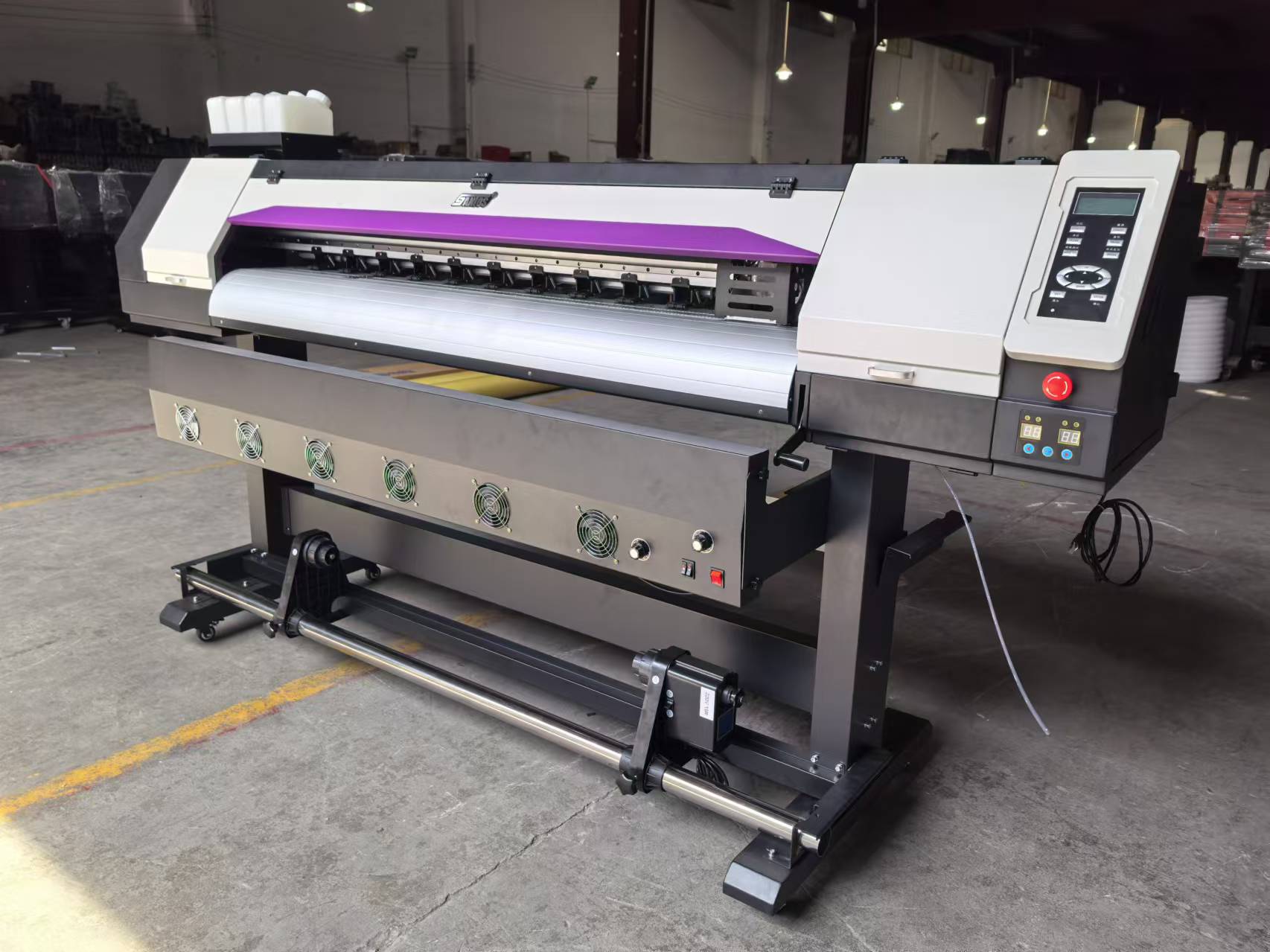 Commercial Shirt Printing Machine - Mesin Cetak Format Besar 1.6m Operasi