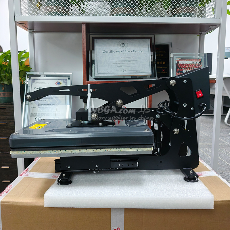 Commercial Shirt Printing Machine - Mesin Hot Stamping Semi-otomatis 380x380mm, Printer