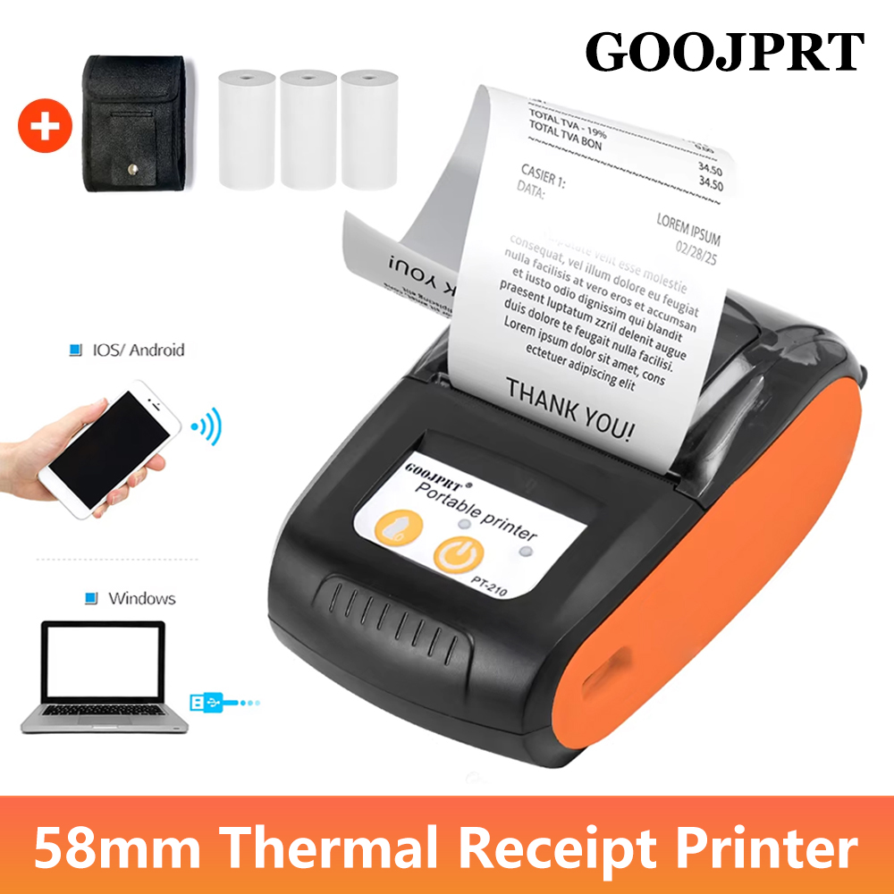 Commercial Shirt Printing Machine - GOOJPRT Printer Thermal Mini Portabel 58mm