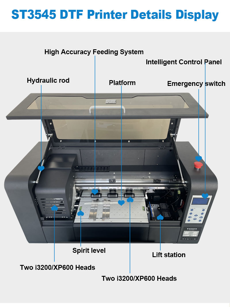 Mesin Cetak DTF A3 30CM Xp600/ - Commercial Shirt Printing Machine ulasan dan harga