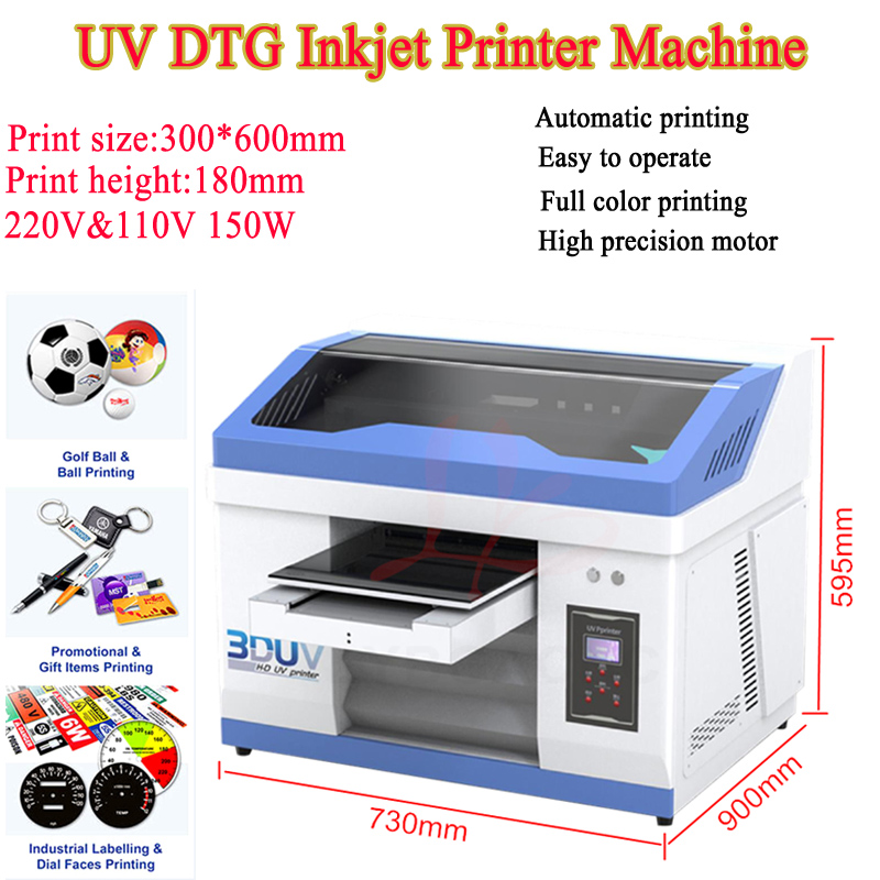 Mesin Printer Inkjet UV DTG Fl - Uv Flatbed Printer ulasan dan harga