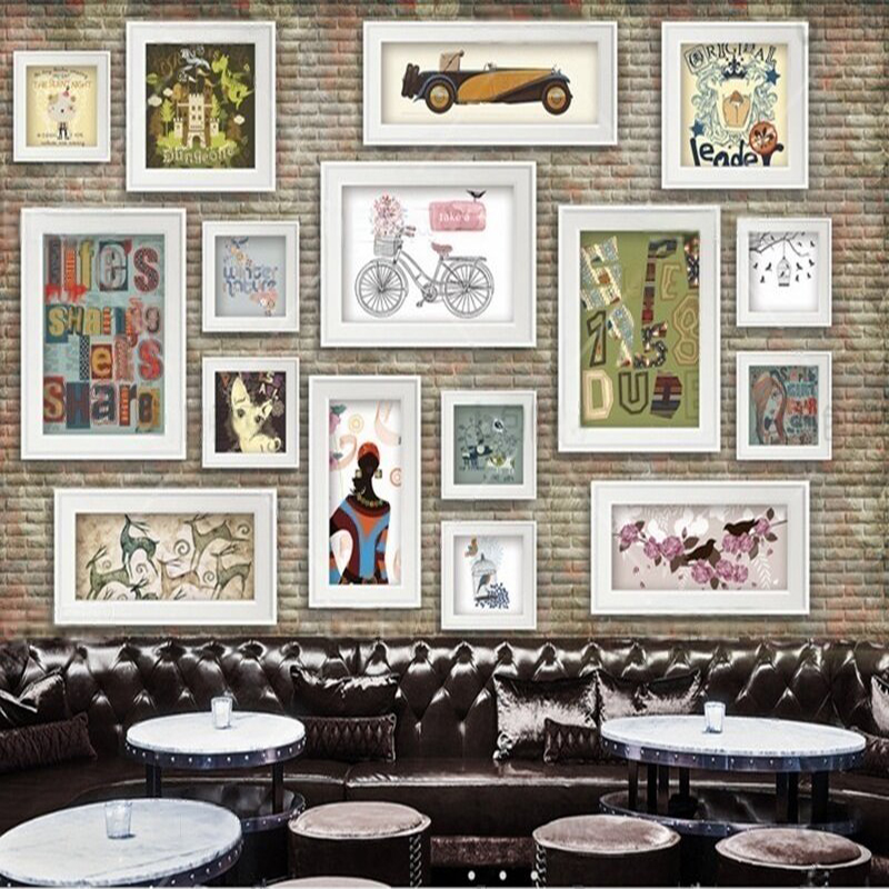 Lukisan dekoratif nostalgia, d - Commercial Wallpaper Printing ulasan dan harga