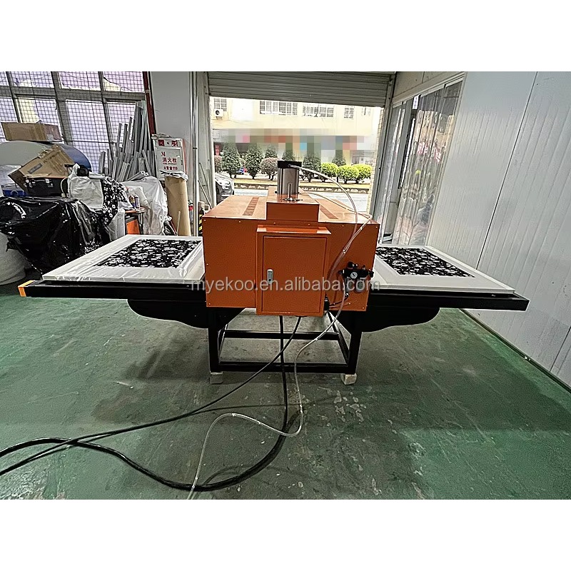 Mesin Press Panas Pneumatik Ko - Commercial Shirt Printing Machine ulasan dan harga