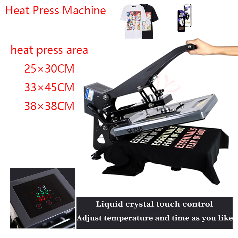 Mesin Hot Stamping Semi-otomat - Commercial Shirt Printing Machine ulasan dan harga