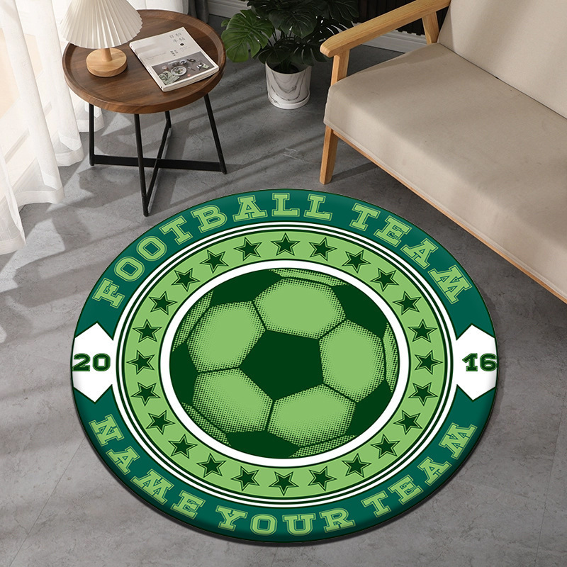 Karpet Bulat Bertema Sepak Bol - Commercial Printing & Packaging Pvt Ltd Photos ulasan dan harga