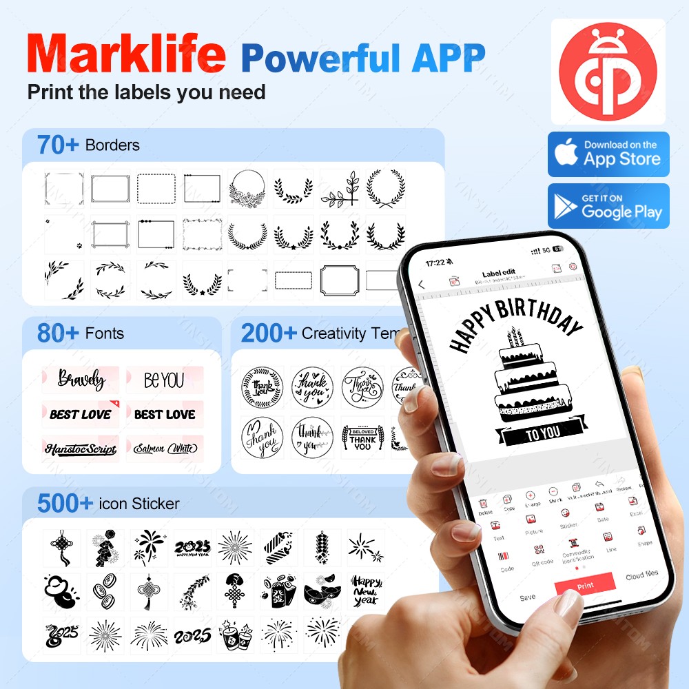 P50 Marklife 20-50Mm Printer L - Commercial Printing Machine Price ulasan dan harga