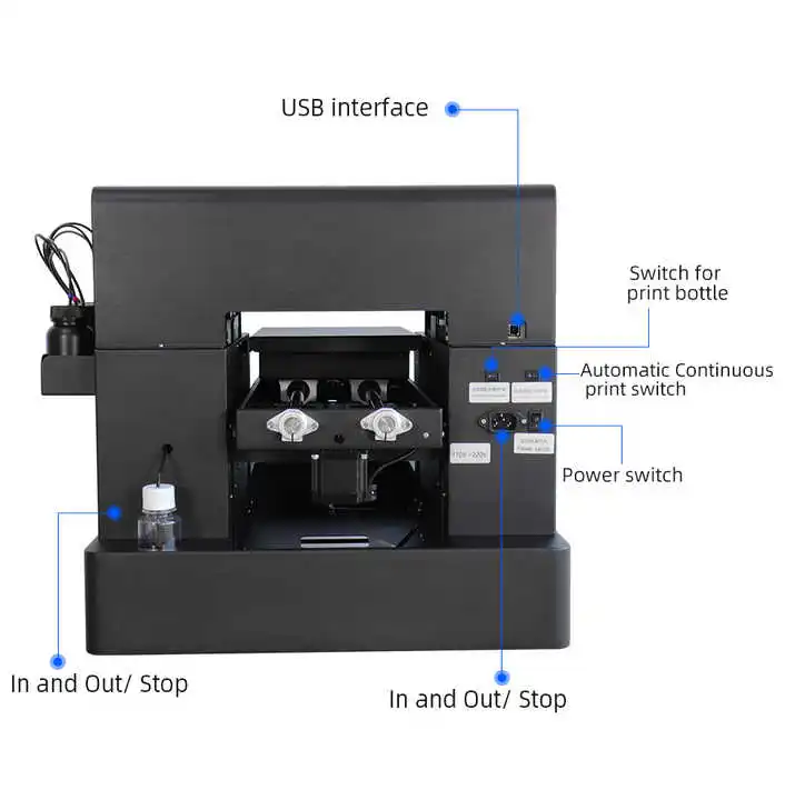 Printer UV LED Irtop A4, Print - Uv Flatbed Printer ulasan dan harga